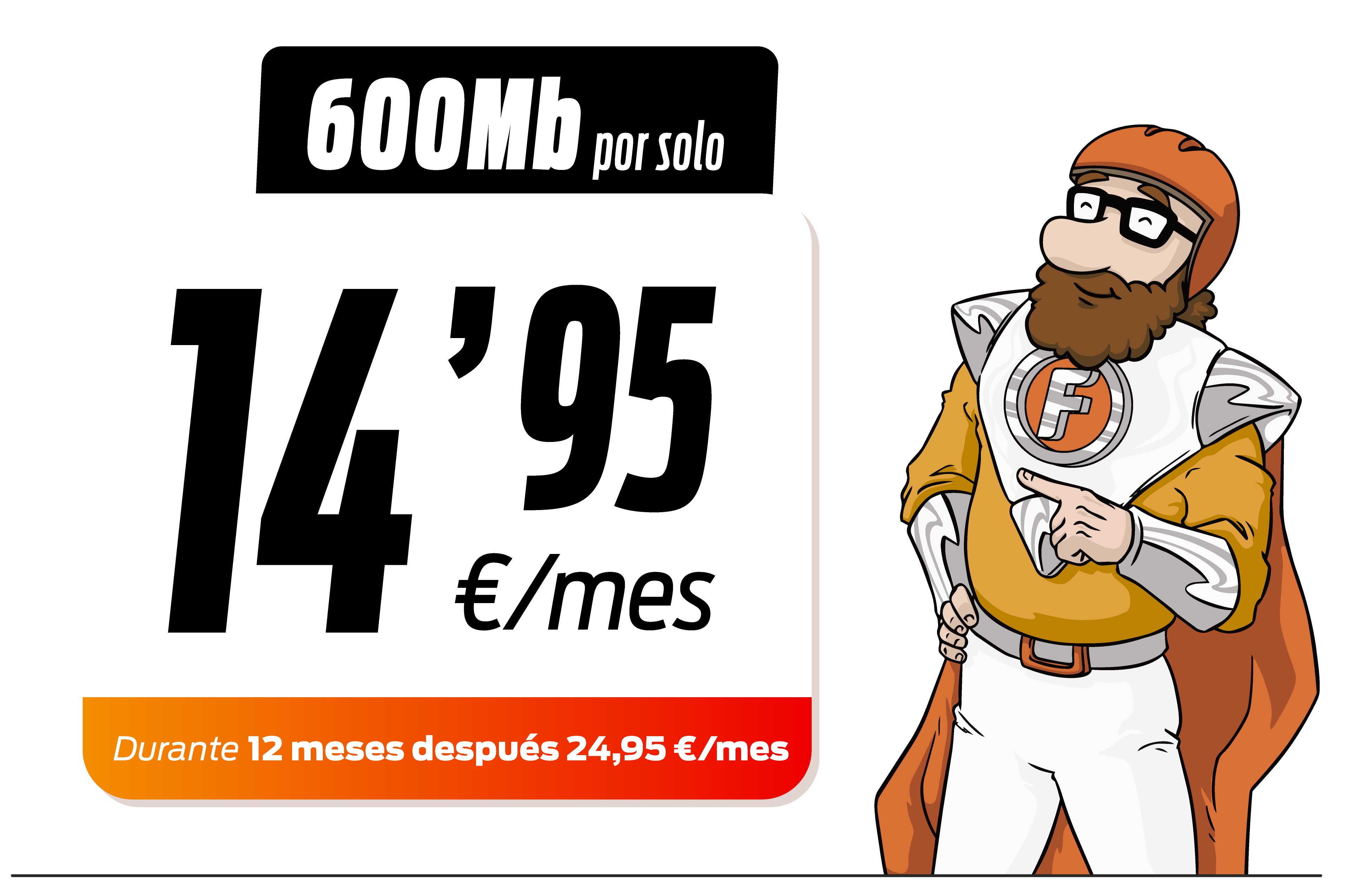 Promo 600Mb por 14,95€/mes